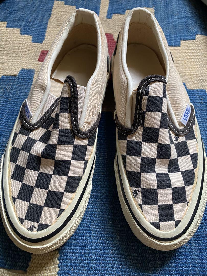 VANS チェッカーボード スリッポン サイズ1 ビンテージ　sk8