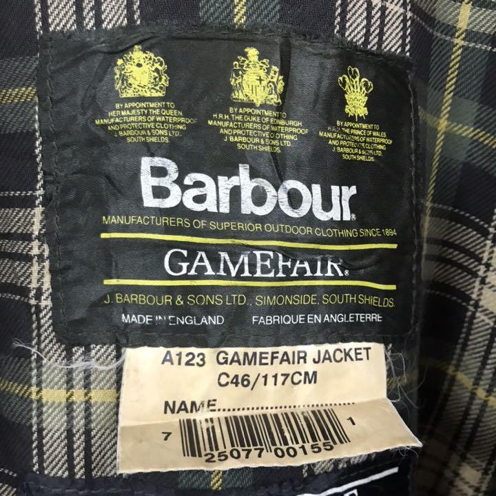 新品新作 バブアー GAMEFAIR イングランド製 7ywP4-m75536973208 オイルドジャケット ゲームフェア 超特価特価
