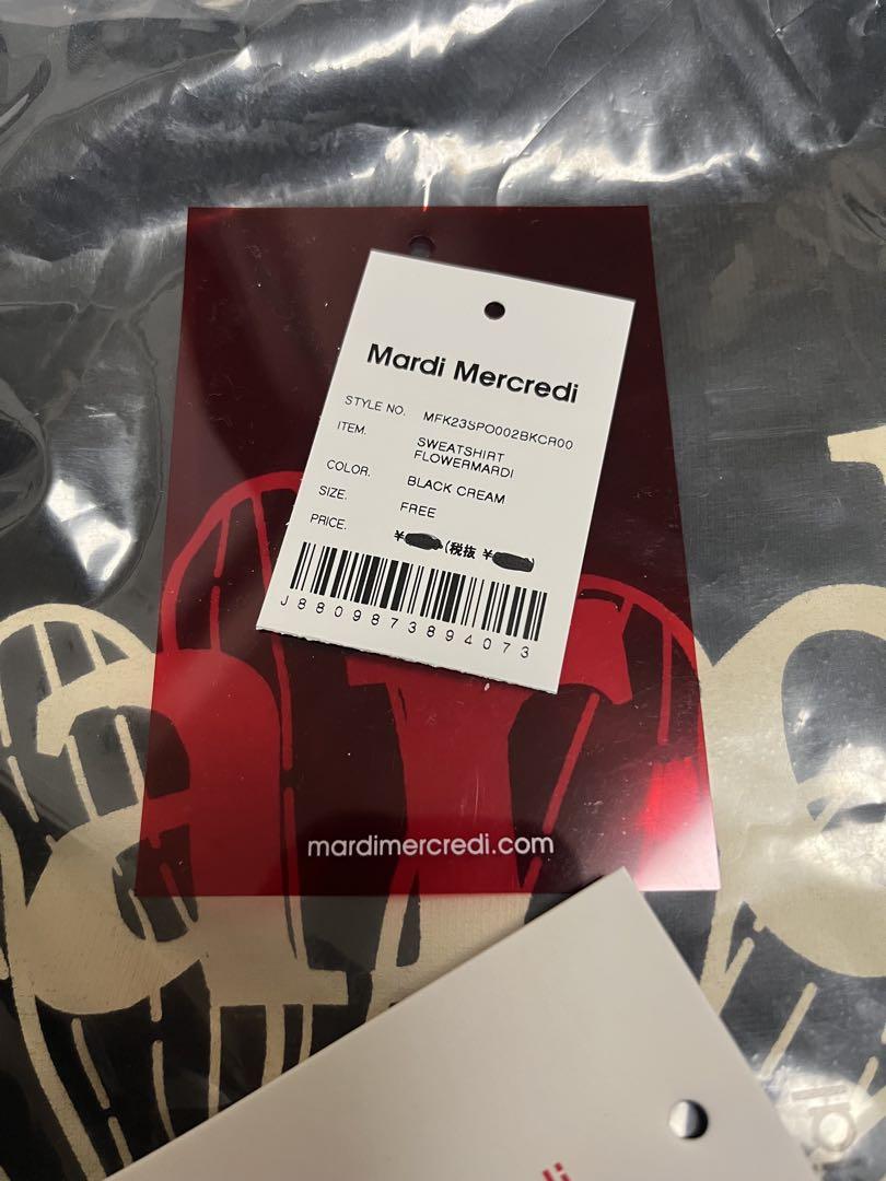 Mardi Mercredi スウェット ブラック BLACK