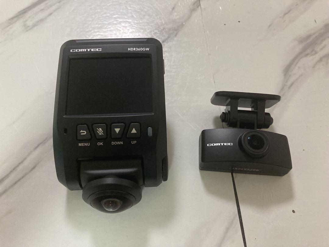 ［新品］コムテック　HDR360GW　360°　2カメ　ドライブレコーダー ドライブレコーダー HDR360GW | COMTEC 株式会社コムテック