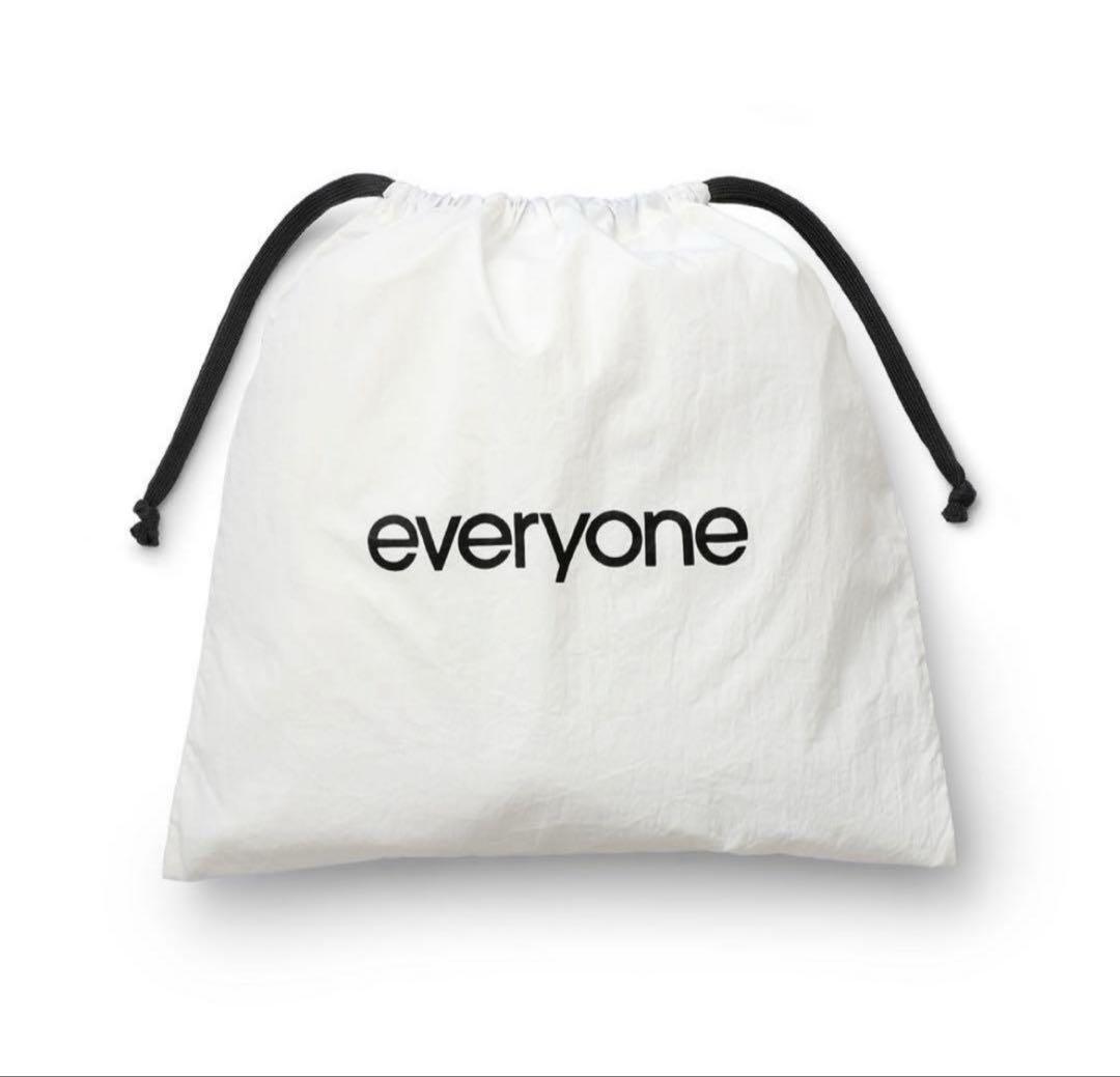 everyone nylon kinchaku pouch BLACK