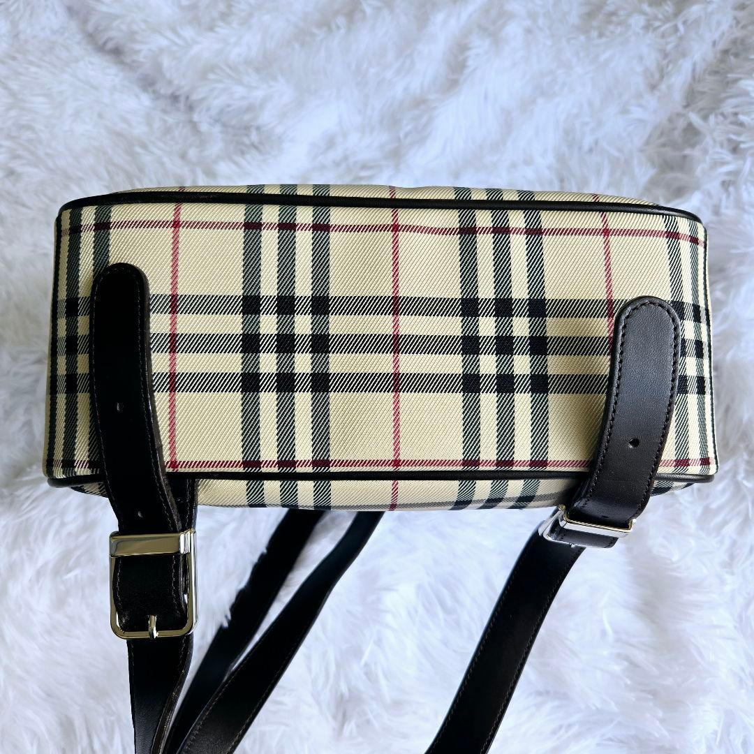 美品 BURBERRY バーバリー リュック バッグパック ノバチェック
