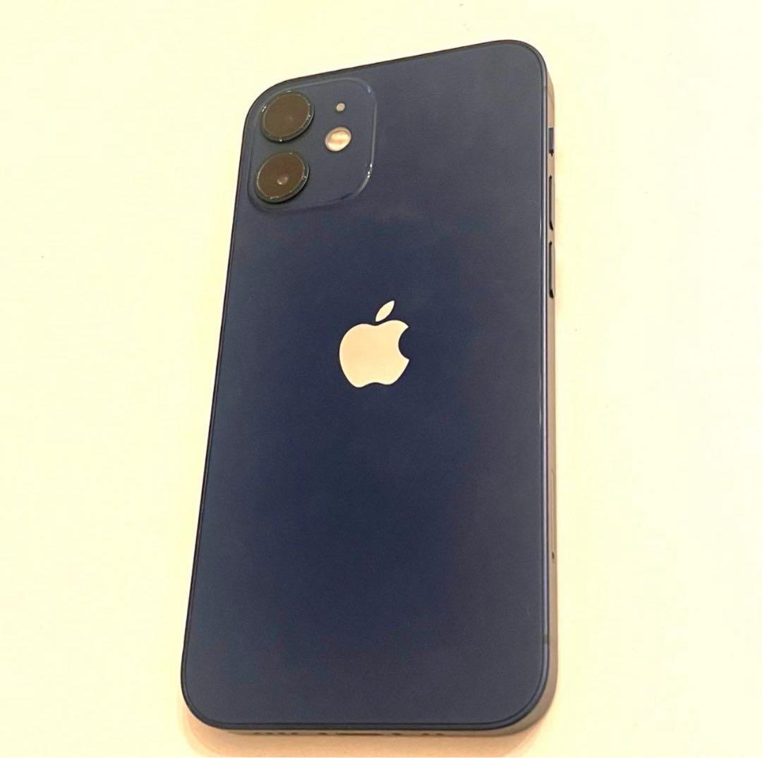 iPhone12mini 128G ブルー SIMフリー バッテリー83% ムスビー｜【バッテリー100％/美品】 SIMフリー iPhone12mini