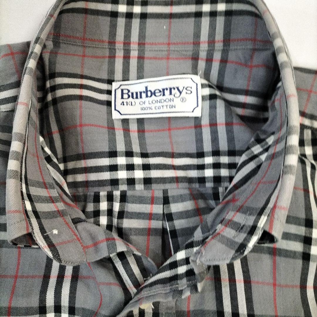 Burberrys ノバチェック柄 半袖シャツ 100%コットン