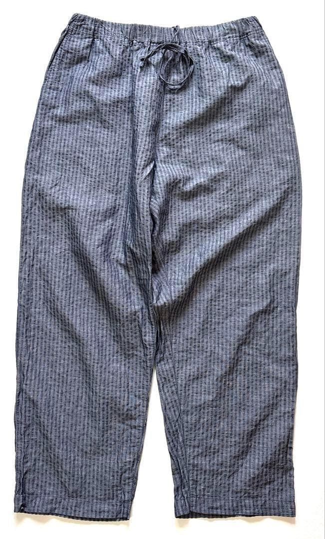 CONFECT ライトサッカーアンクルパンツ 4 グレー リネン混