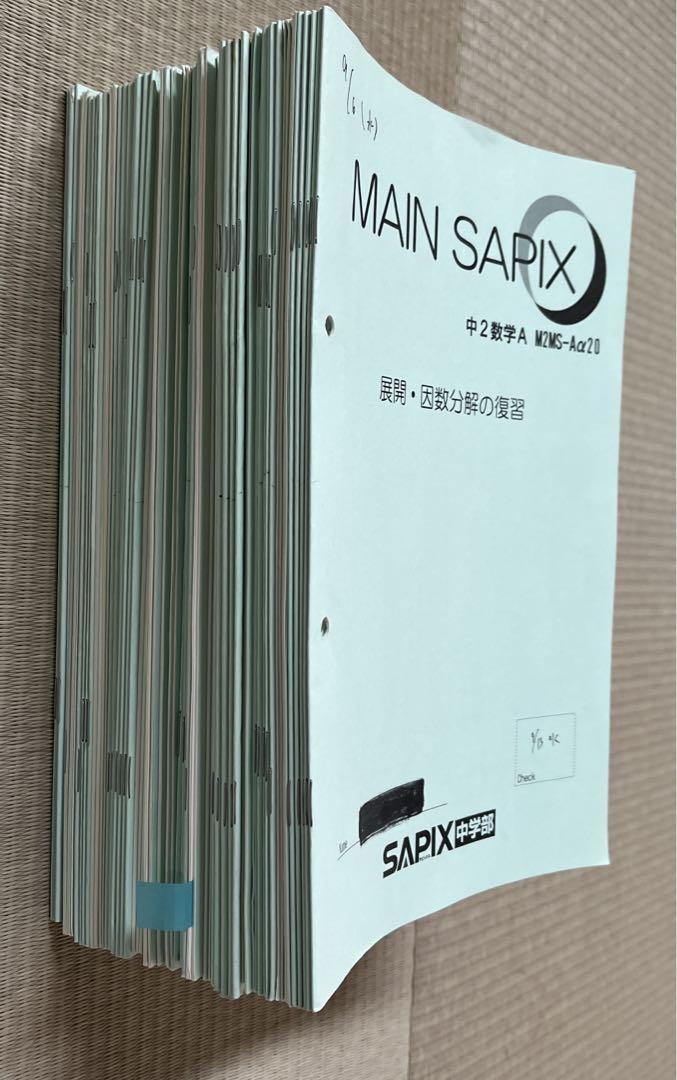 SAPIX中2数学