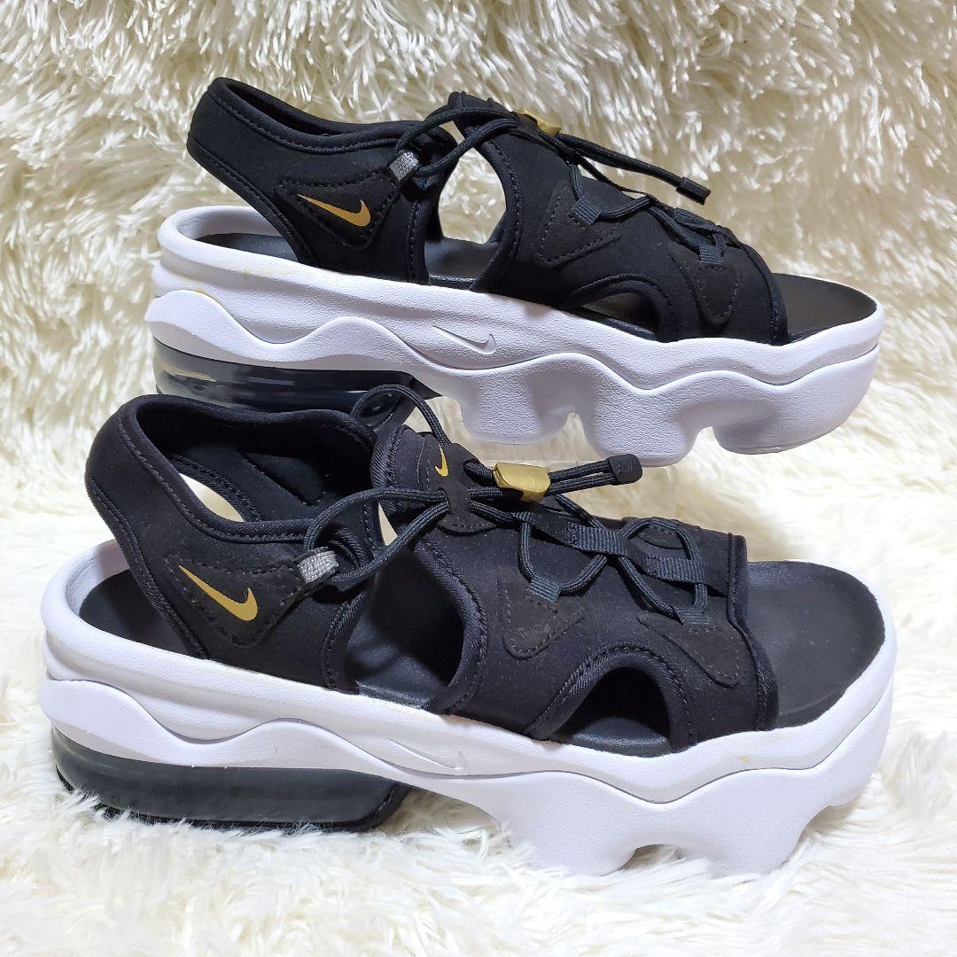 【美品】NIKE　ナイキ　ココサンダル　エアマックス　黒　ウィメンズ　25cm
