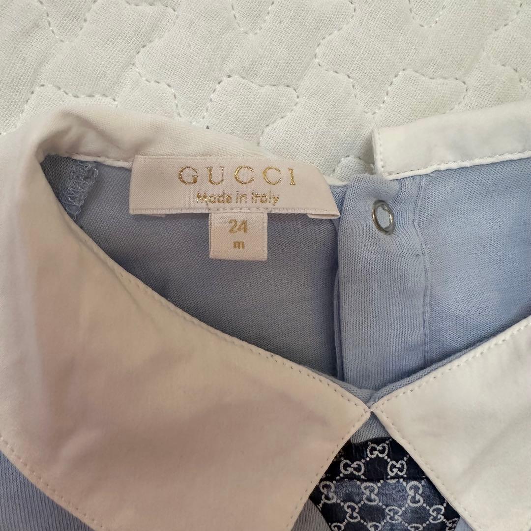 GUCCI ネクタイプリント Tシャツ 24m GUCCI ネクタイプリント Tシャツ 24m