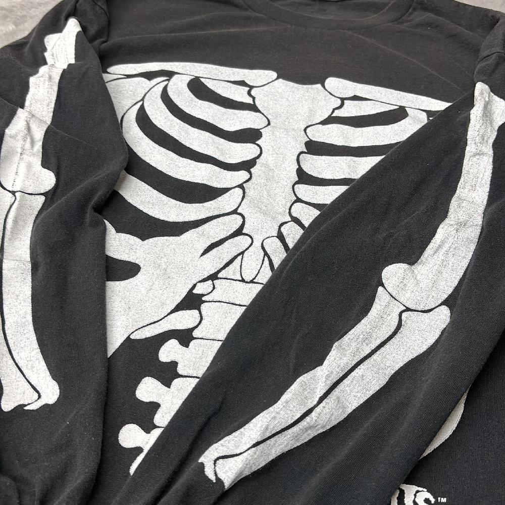90s Misfits スケルトンTシャツ ブラックフラッグ DANZIG