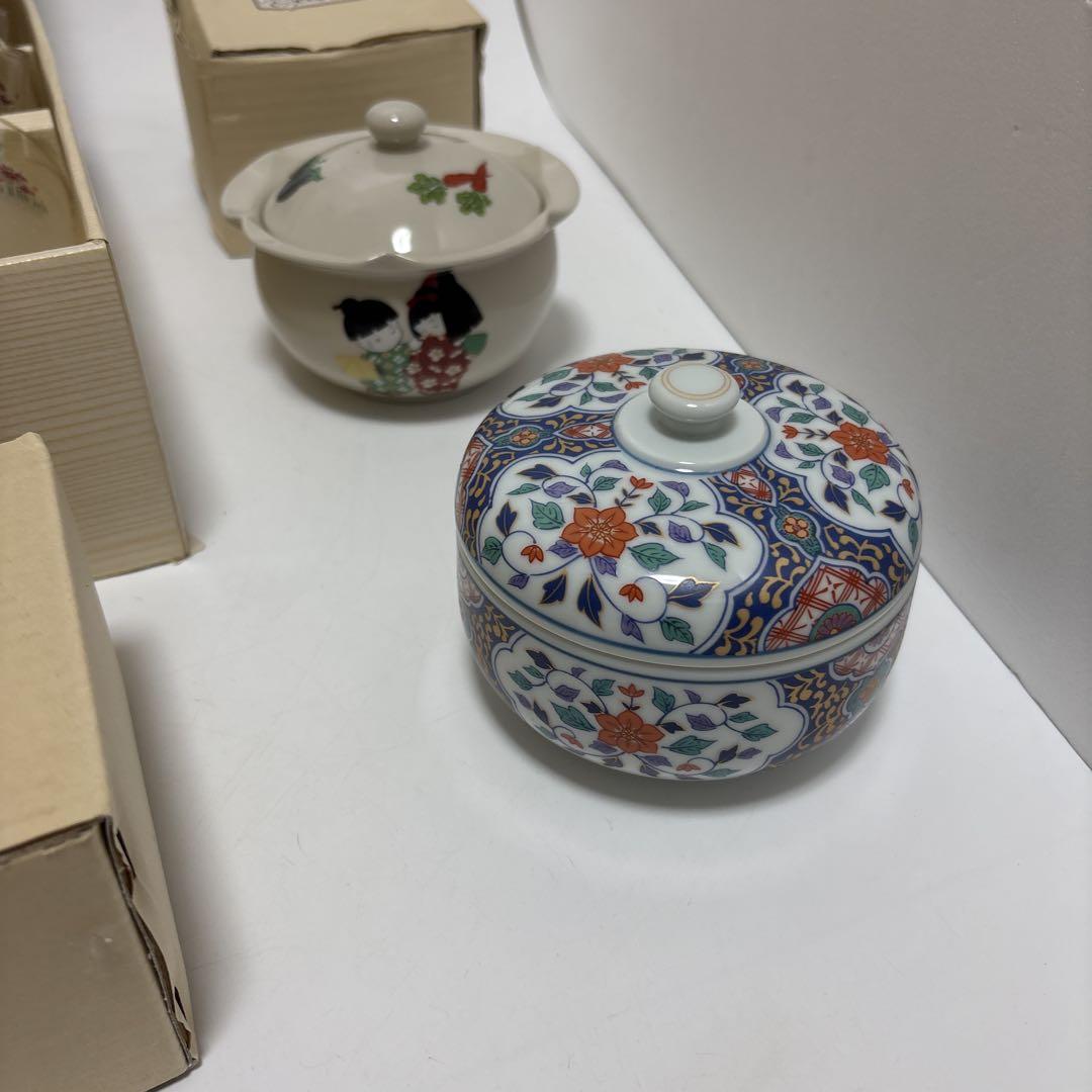 花柄の陶器茶器セット 九谷焼 有田焼 など他まとめて