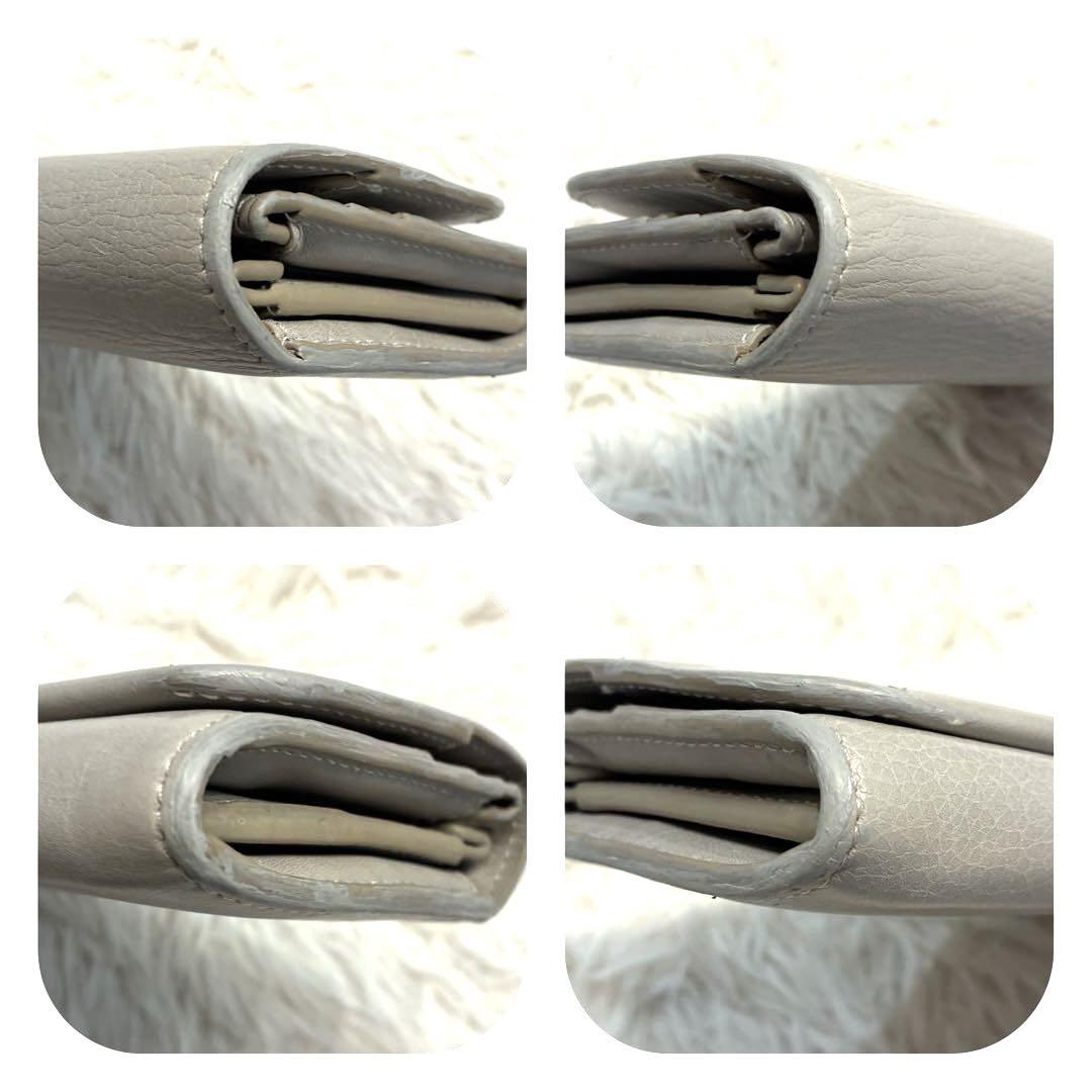 【美品】HIROFU プラティカ　レザー　長財布 グレージュ