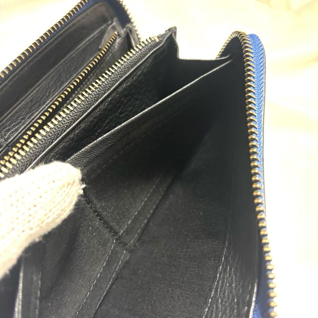 ✨美品✨極希少✨BURBERRY ◆フルレザー◆長財布◆ブルー