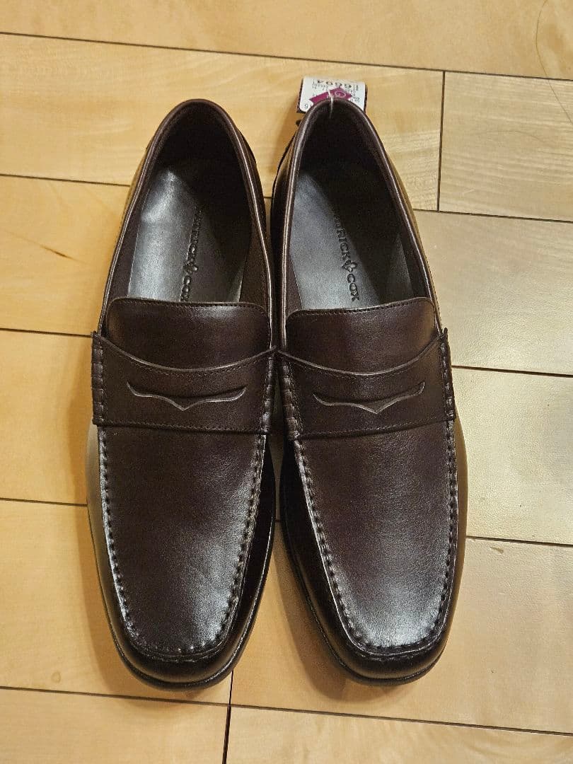 PATRICK COX 本革 ローファー メンズ 茶色 28cm