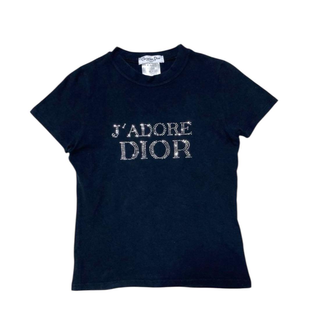 Christian Dior J'ADORE DIOR Tシャツ ラインストーン