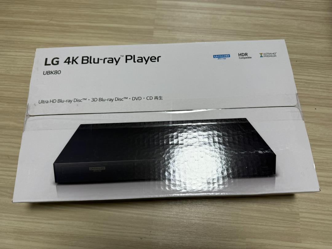 LGエレクトロニクス 4Kブルーレイディスクプレーヤー UBK80