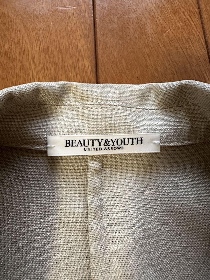 BEAUTY&YOUTH UNITEDARROWSリネンライク ダブルジャケット