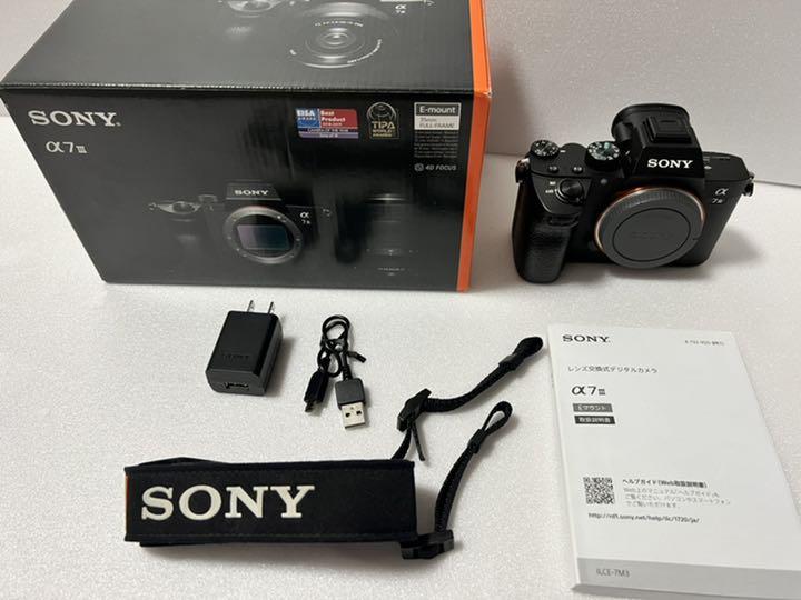 39%割引ブラック系【内祝い】 美品☆SONY ILCE−7M3 a7iii シャッター