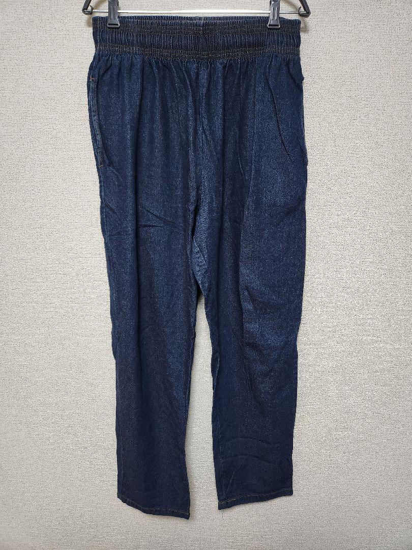 Cookman イージーパンツ COOKMANクックマンシェフパンツ　デニム　L
