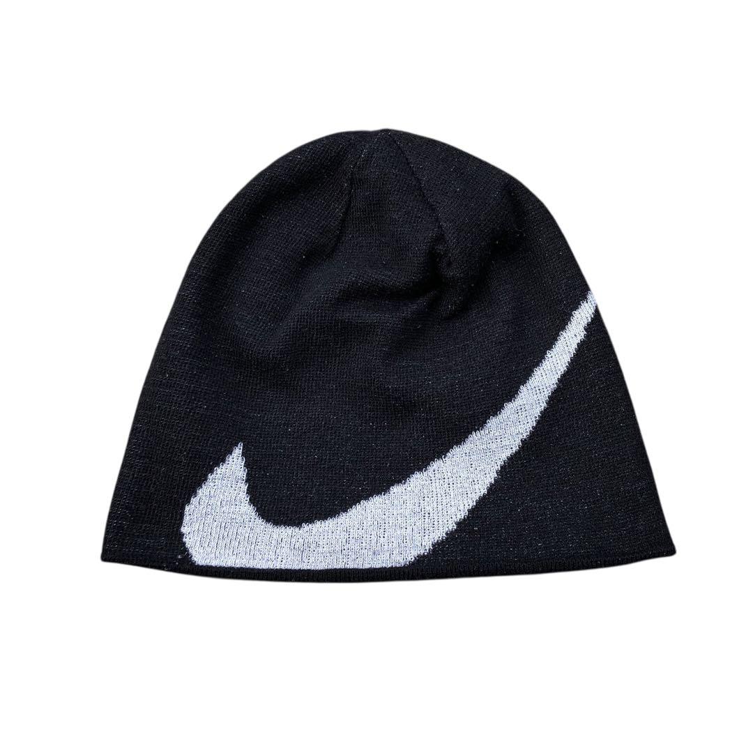【00s】NIKE ニット帽 ビーニー リバーシブル vintage y2k