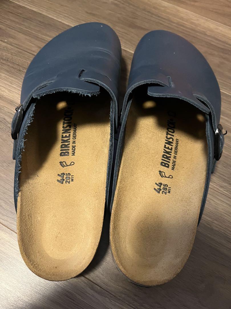 ばー BIRKENSTOCK ダークブルー サボサンダル 44