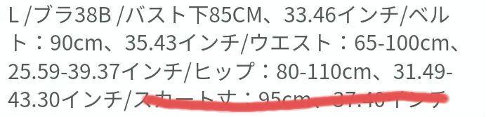 ベルト スカート