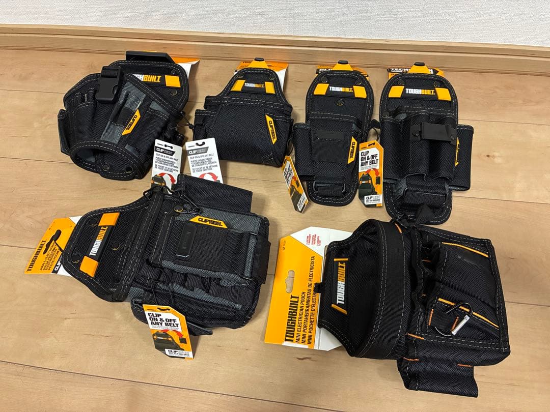 TOUGHBUILT タフビルト 小型電工ポーチ 6個 セット
