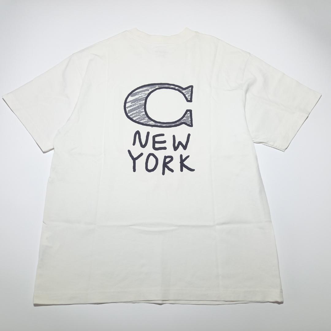 コーチ C NEW YORK Tシャツ Sサイズ 白 COACH - メルカリ