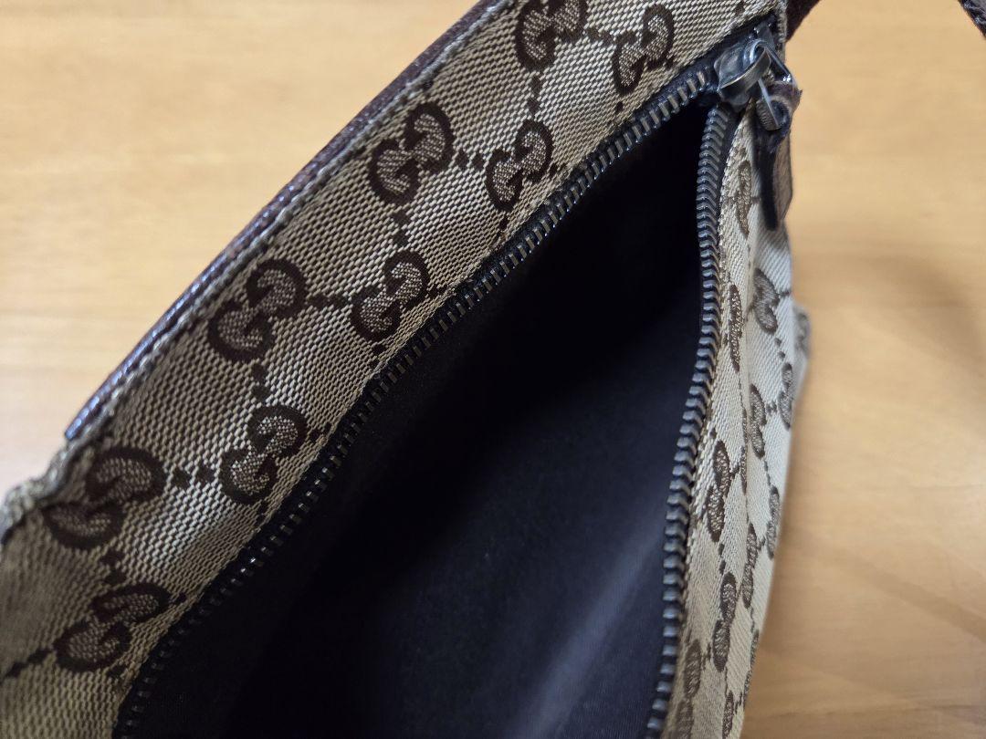 【GUCCI】グッチ ウエストポーチ ボディーバッグベージュ ブラウン