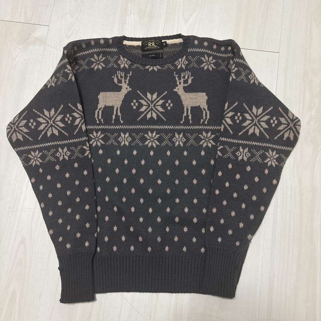 【超目玉枠】 Lauren Ralph RRL ラルフローレン ニット ノルディック トップス