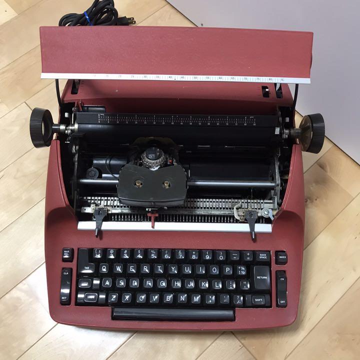 【希少】IBMタイプライター カバー付き ジャンク扱い