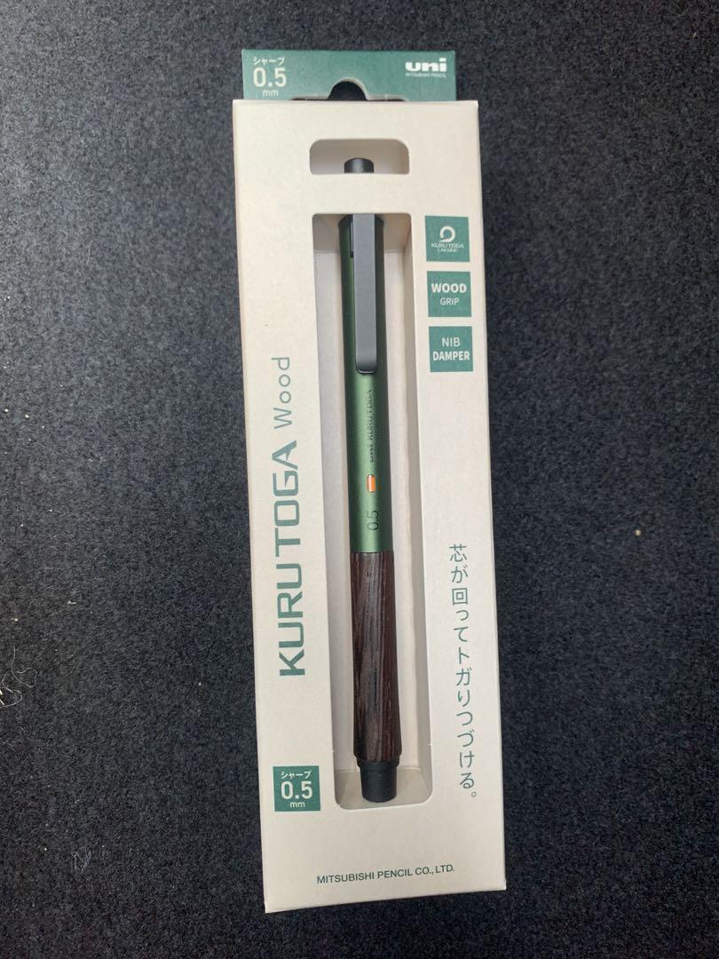 三菱鉛筆　KURUTOGA wood　クルトガウッド　フォレストグリーン