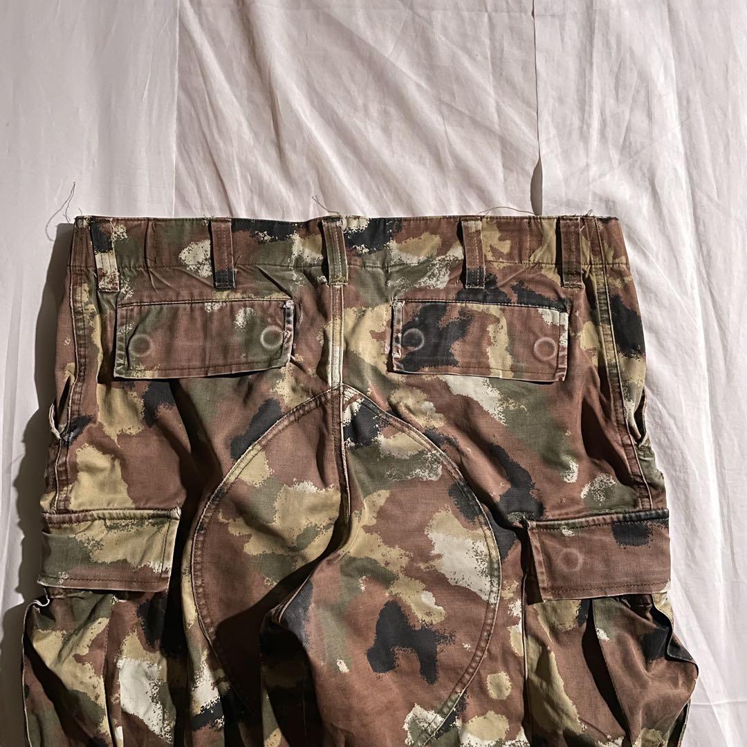 珍品【イタリア海軍】サンマルコカモ柄 ミリタリーパンツ 実品 KAPITAL