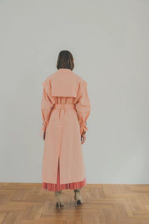 ジャケット・アウター CLANE 2WAY SQUARE SLEEVE TRENCH COAT