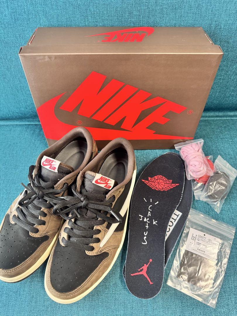 Travis Scott ✖️ Air Jordan 1 low ダークモカ