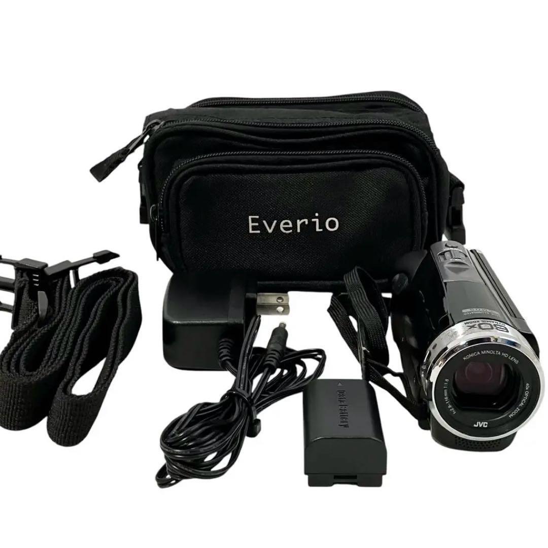 良品】JVC ビデオカメラ EVERIO GZ-EX370 クリアブラック - メルカリ