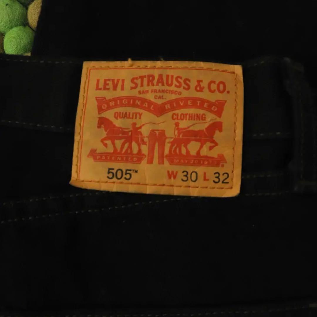 00s Levis 505 black denim 