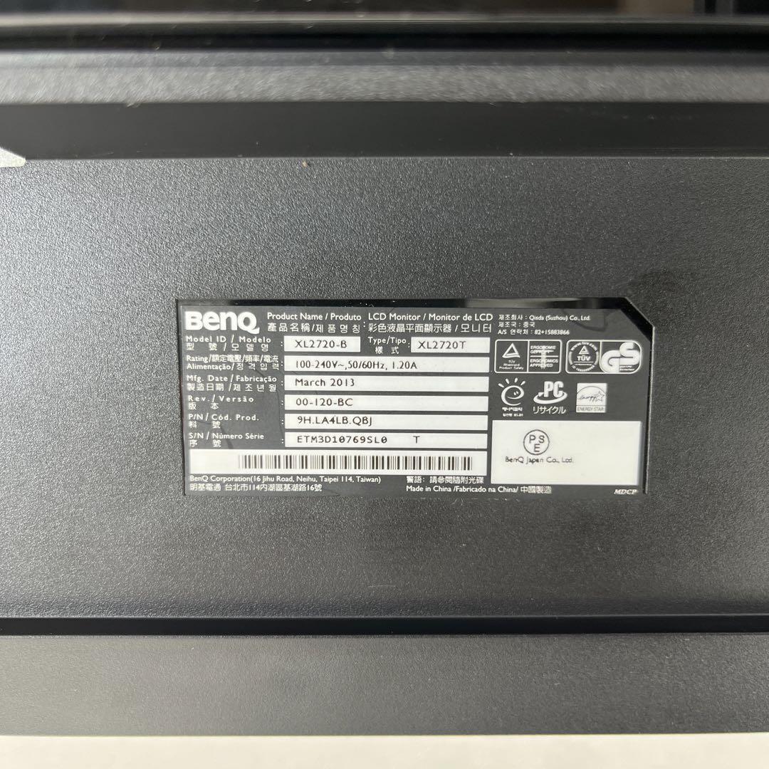【良品】BenQ XL2720-B　 27インチゲーミングモニター