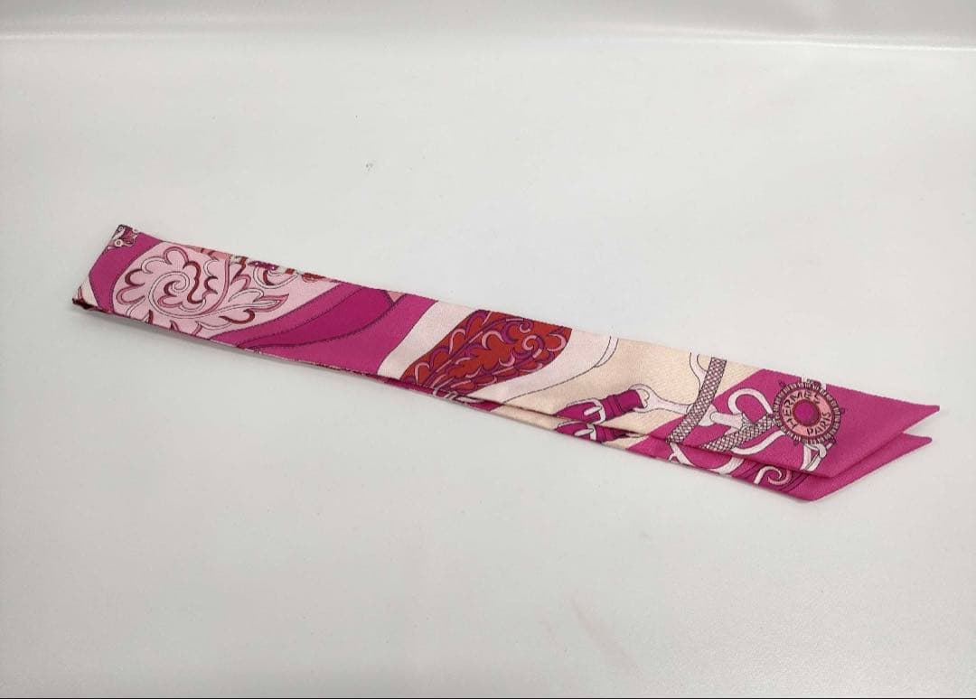 な商品 エルメス ツイリー ピンク きHERMES