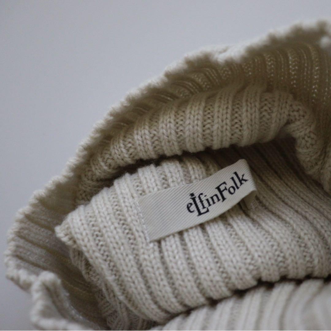 eLfinFolk｜Rib knit Knights cape