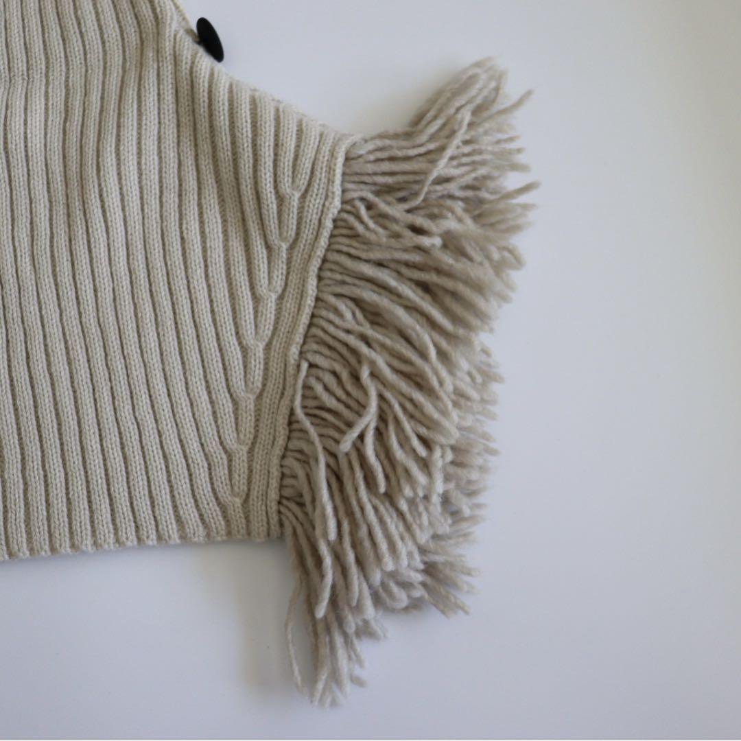 eLfinFolk｜Rib knit Knights cape