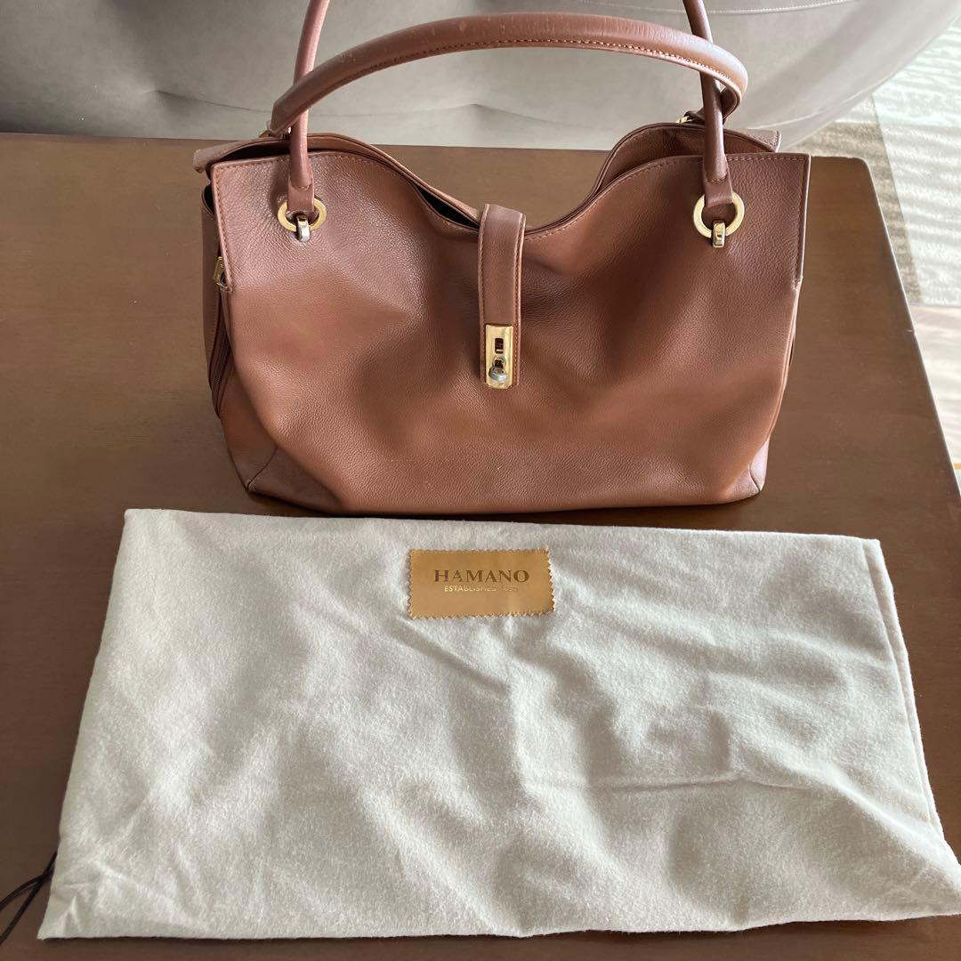 濱野皮革工藝 グレースディライトトート キャメル傳濱野
