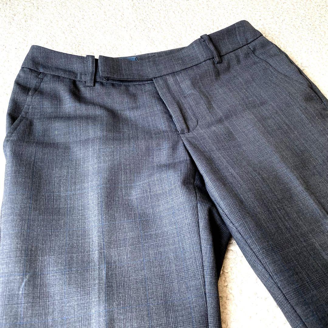 【極美品】スーツカンパニー パンツ 小さいサイズ グレー S 36号 チェック