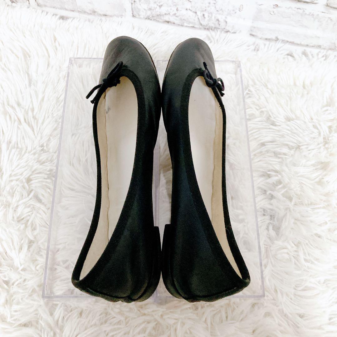 【良品】repetto レペット　パンプス　size38 ブラック　送料無料