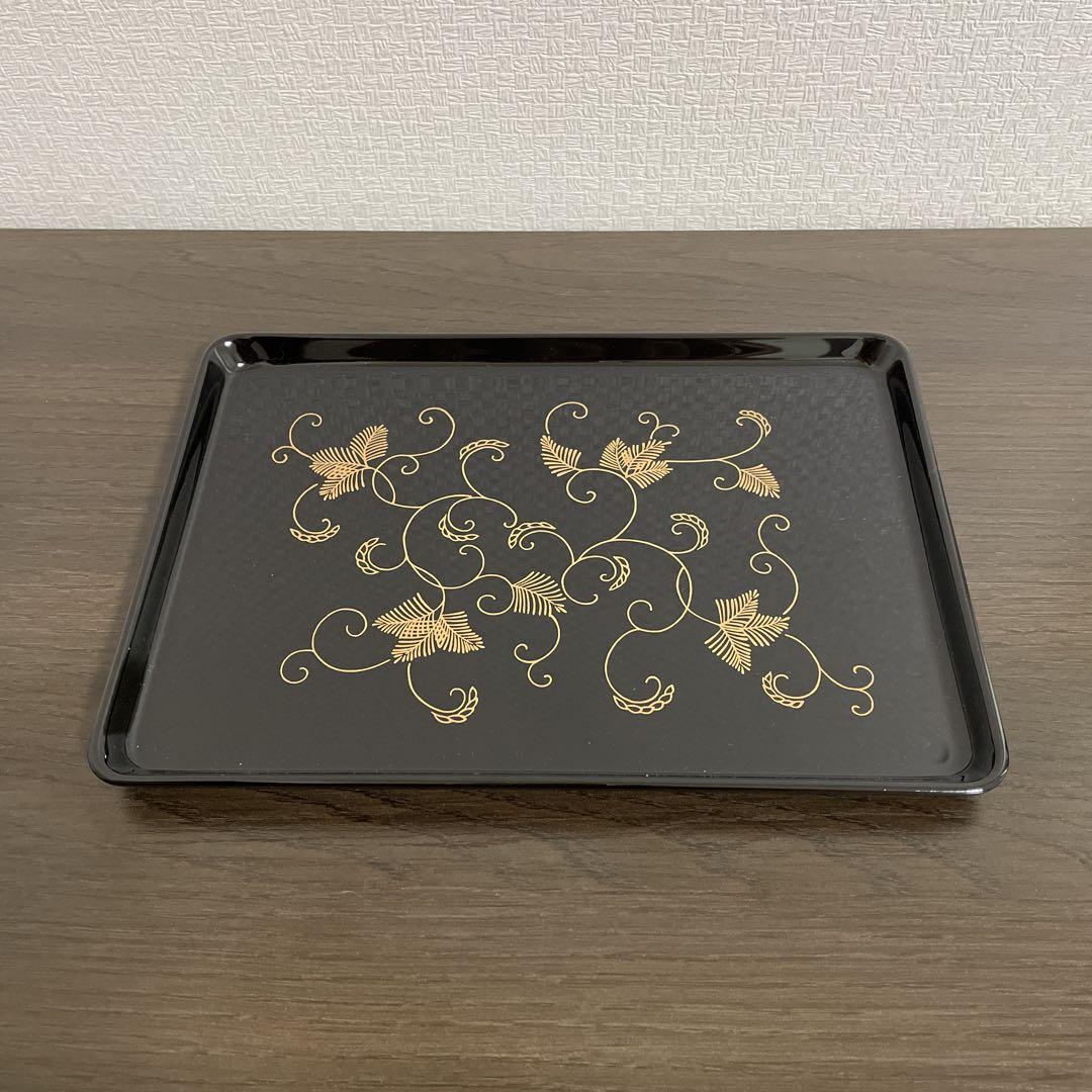 進物盆　象彦　松唐草