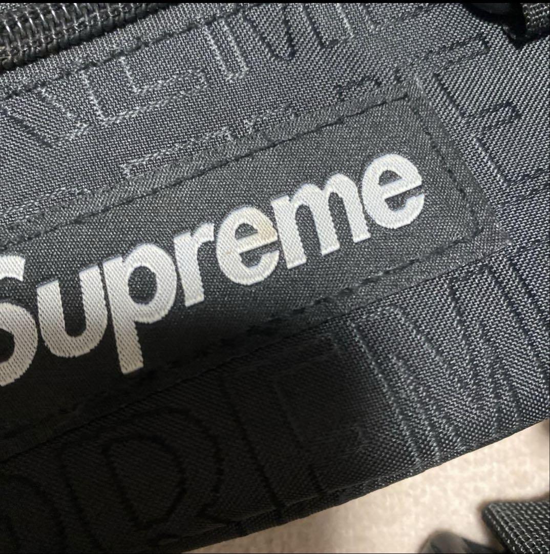 Supreme コーデュラ ブラック ボディバッグ - メルカリ
