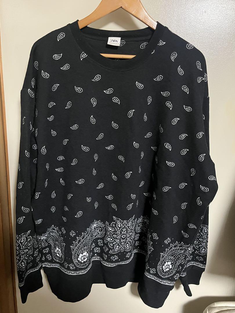 ZARA トレーナー ペイズリー XL