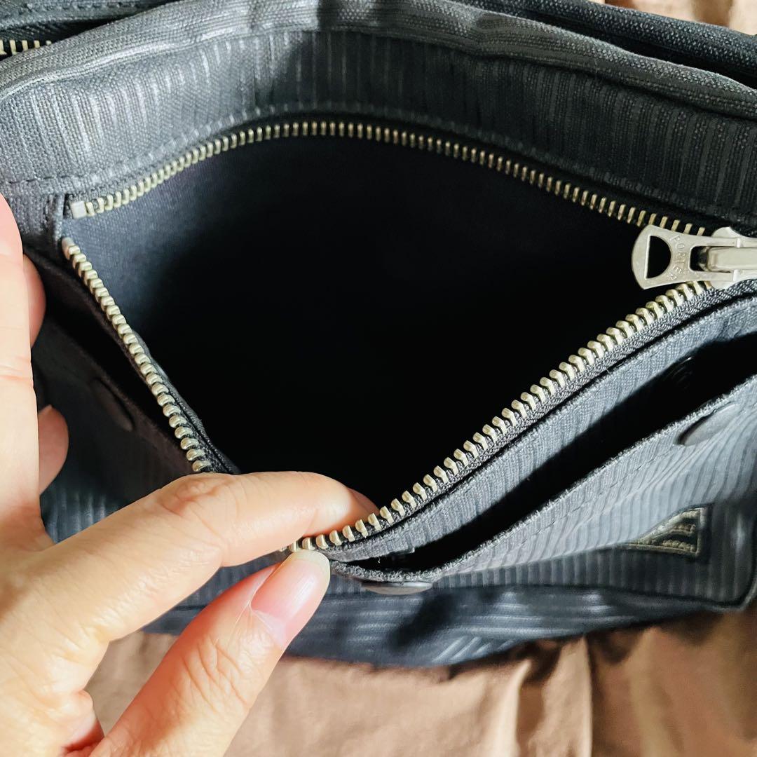 【感謝価格】 PORTER ストライプ ショルダーバッグ - メルカリ バッグ