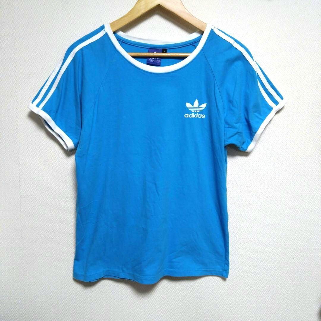 90s 00s アディダス　オリジナルス　ビンテージ　リンガー　Tシャツ