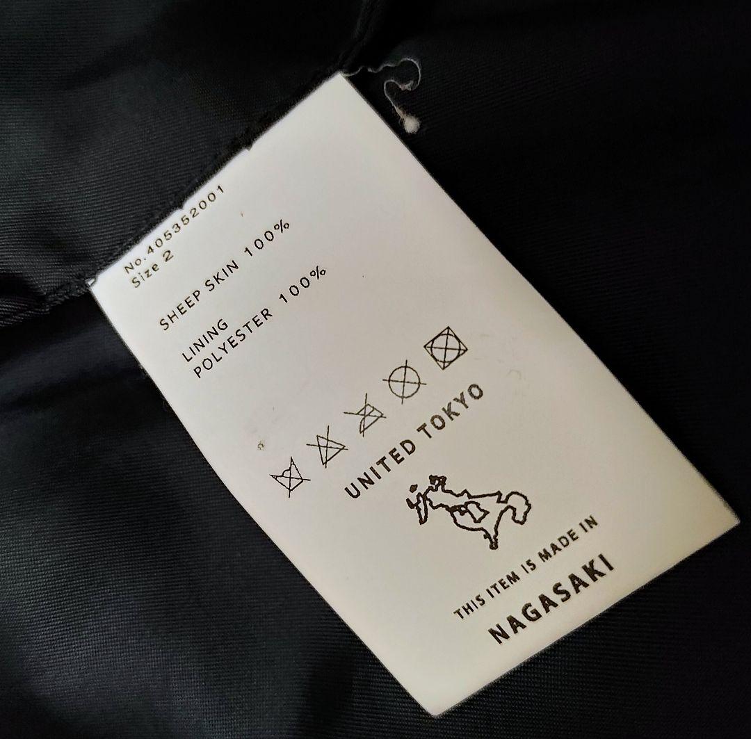 UNITED TOKYO ラムレザーシングルライダース 2