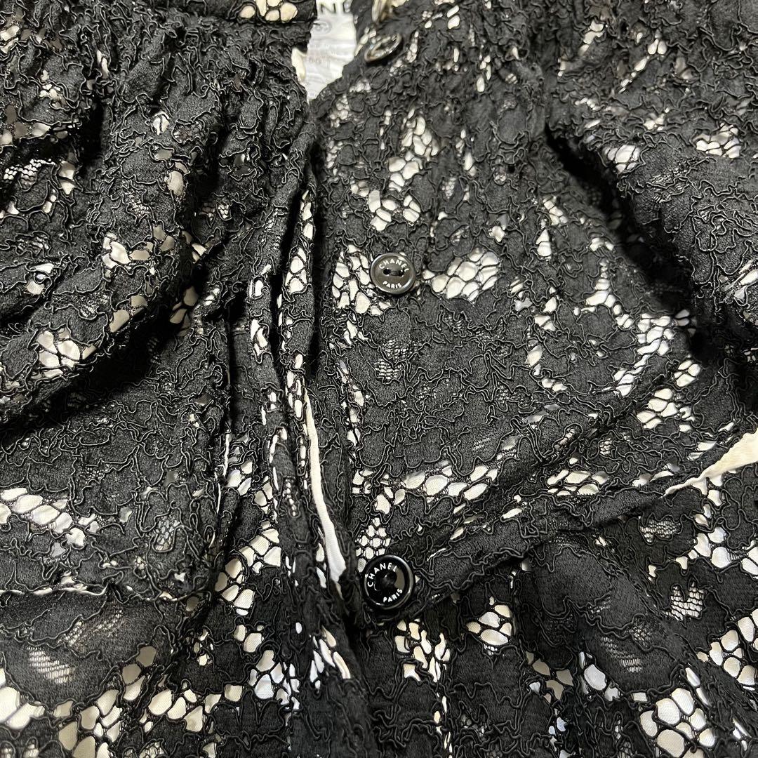 CHANEL シャネル ワンピース ブラック 36サイズコットン混 裏地